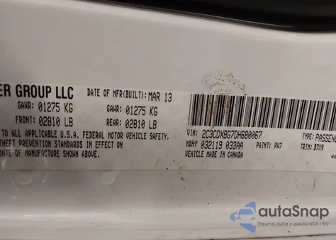 2013 Dodge Charger Se from USA, damaged, VIN 2C3CDXBG7DH680067